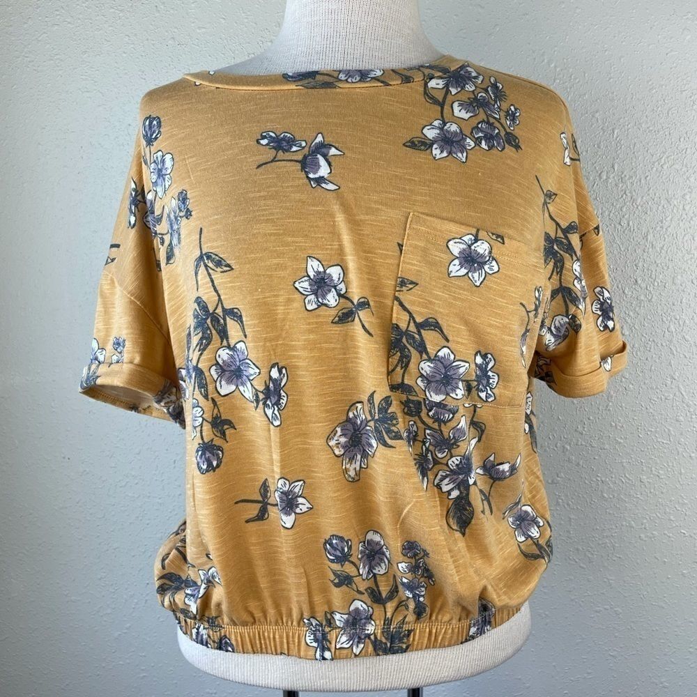 Wallflower Cropped Short Sleeve T-Shirt XL EUC